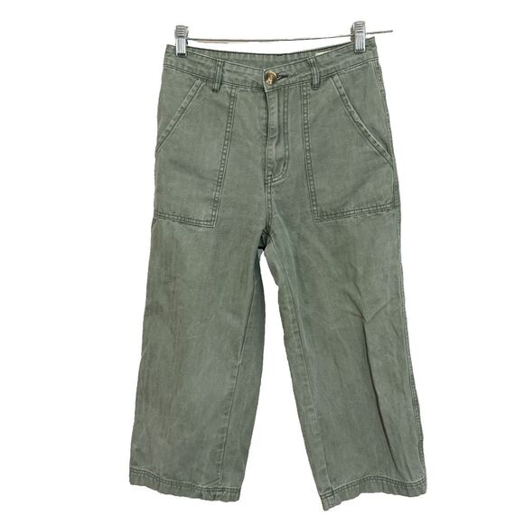 Wishlist Pants - Wishlist Wide Leg Pants Womans size Small‎ Green Amy Solid Casual Pants Boutique
